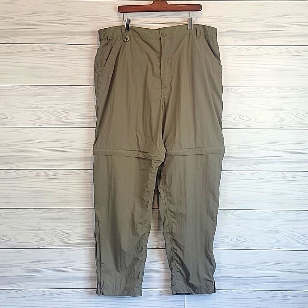 Cabela's GX2 Guidwear zip-off pants in khaki green Men's Size 2XL